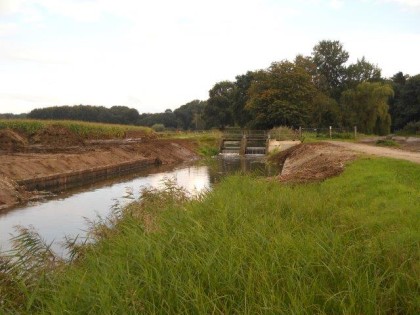 Een stuw altijd een plek om even bij stil te staan, vaak dieper water en prooivis.